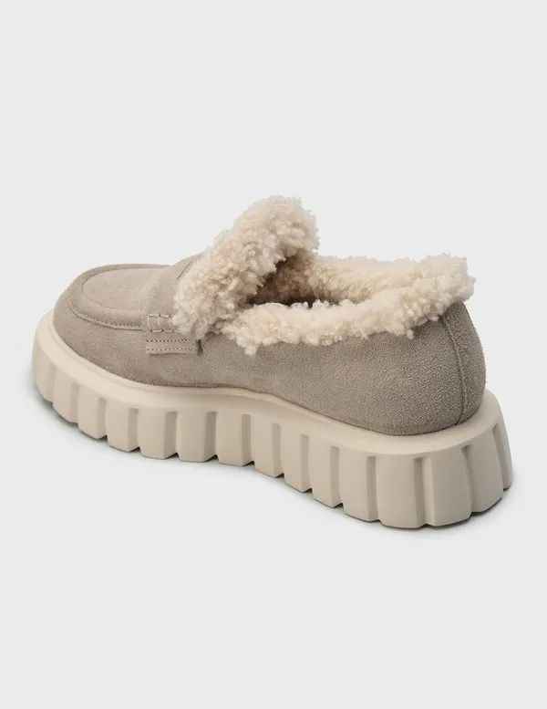 Лоферы женские VOILE BLANCHE Grenelle Mok 2 Fur
