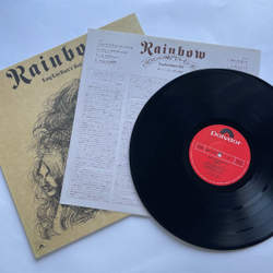 Винтажная виниловая пластинка LP Rainbow Long Live Rock N Roll (Япония 1978) (Без Оби)