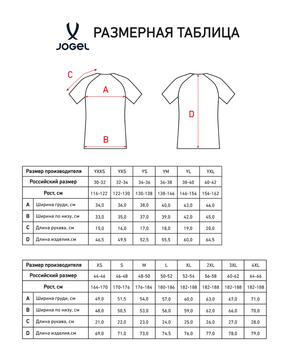Футболка повседневная Jogel ESSENTIAL 2.2 Cotton Tee, темно-синий