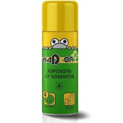 Аэрозоль от комаров «Nadzor» 100мл ISU002ER