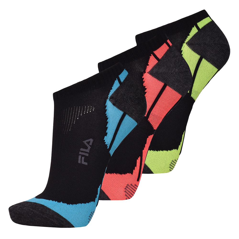 Теннисные носки Fila Calza Invisible Socks 3P - черный