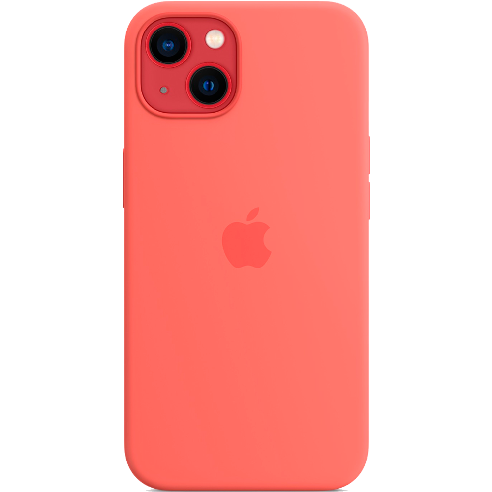 Силиконовый чехол с поддержкой MagSafe Apple Silicone Case для iPhone 13, Pink Pomelo (Розовый помело)