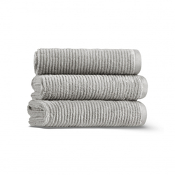 Полотенце 76x142 L'appartement Slim Ribbed fog светло-серый