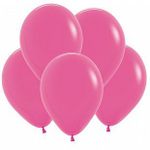 S Шар 5"/13 см пастель фуксия/Fuchsia  (БГ-7)
