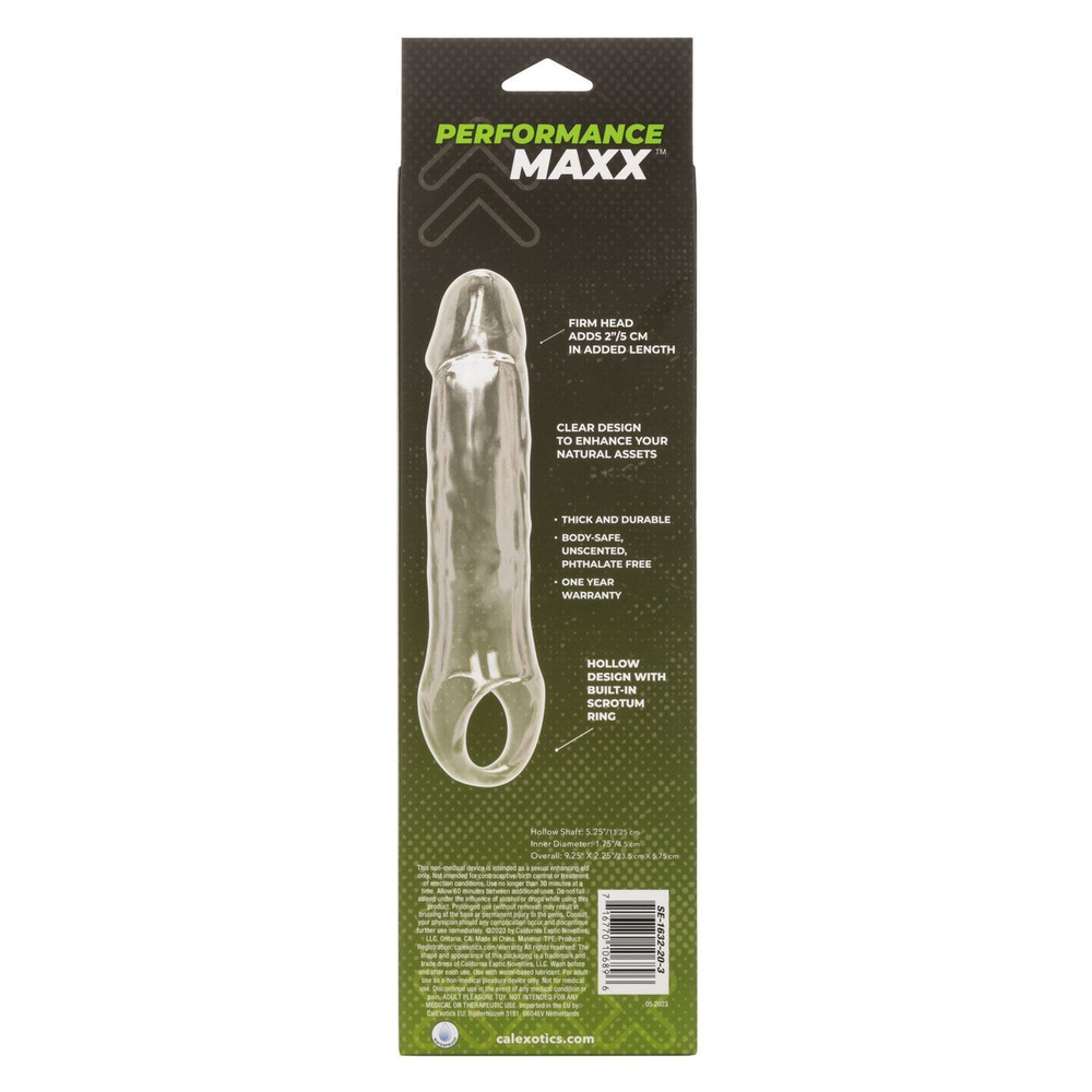 Прозрачная увеличивающая насадка Performance Maxx Extension 7.5 - 23 см. (Цвет: прозрачный)