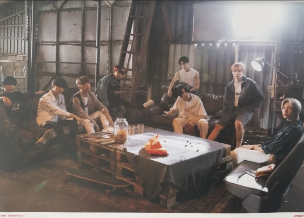 Официальный постер ATEEZ - ZERO : FEVER Part.1 (DIARY ver.) Официальный постер ATEEZ - ZERO : FEVER Part.1 (DIARY ver.)