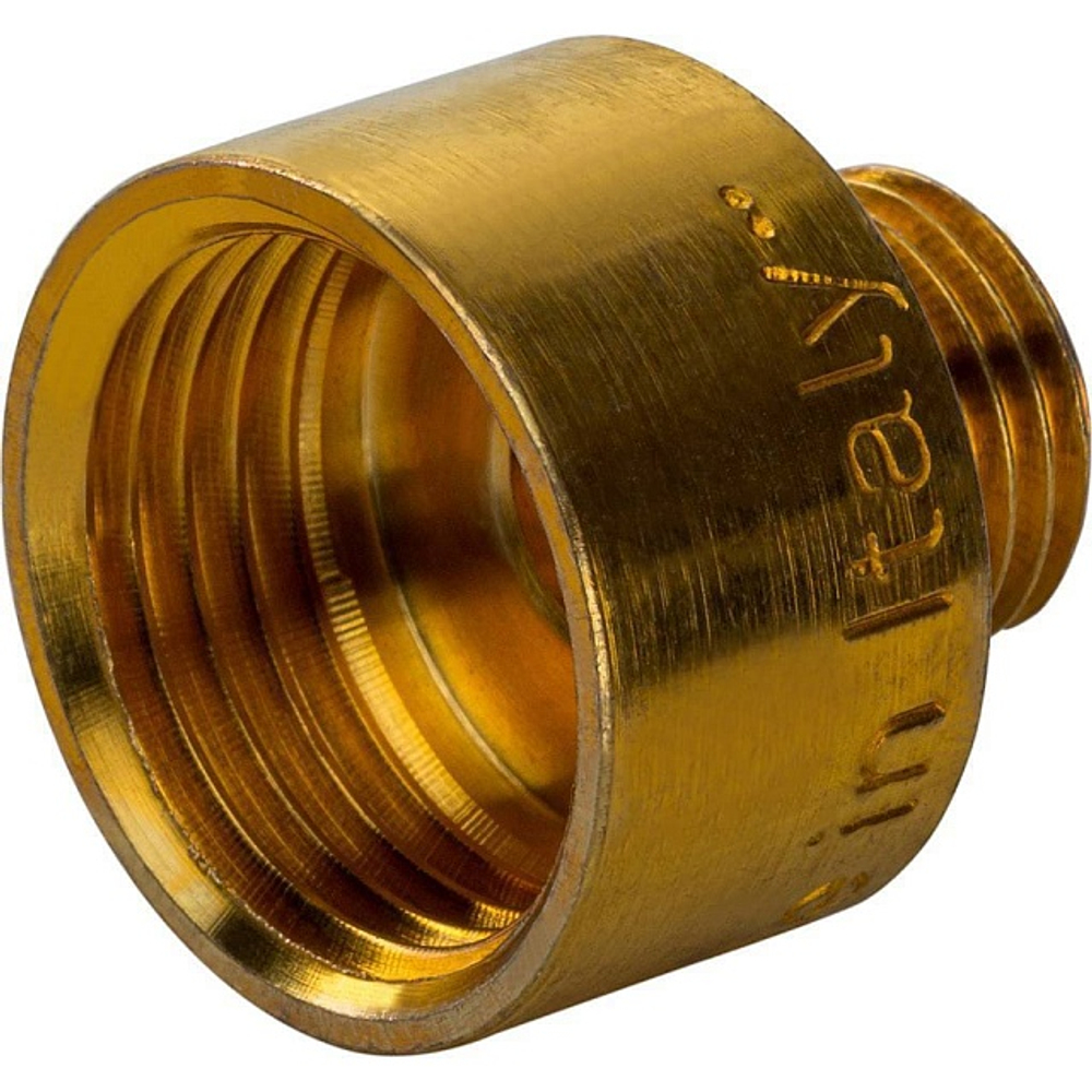 Переход с внутренней резьбы на наружную STOUT SFT 0007 - 3/8" x 1/4" (латунь без покрытия)