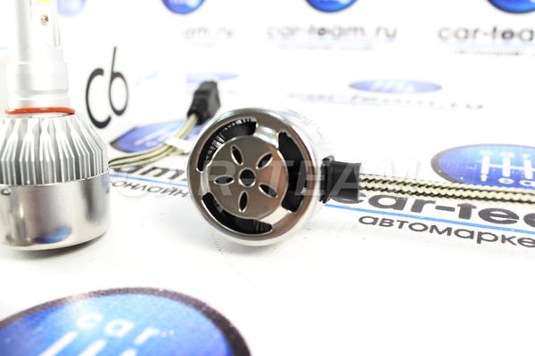 Автолампы светодиодные LED C6 6000К цоколь H7