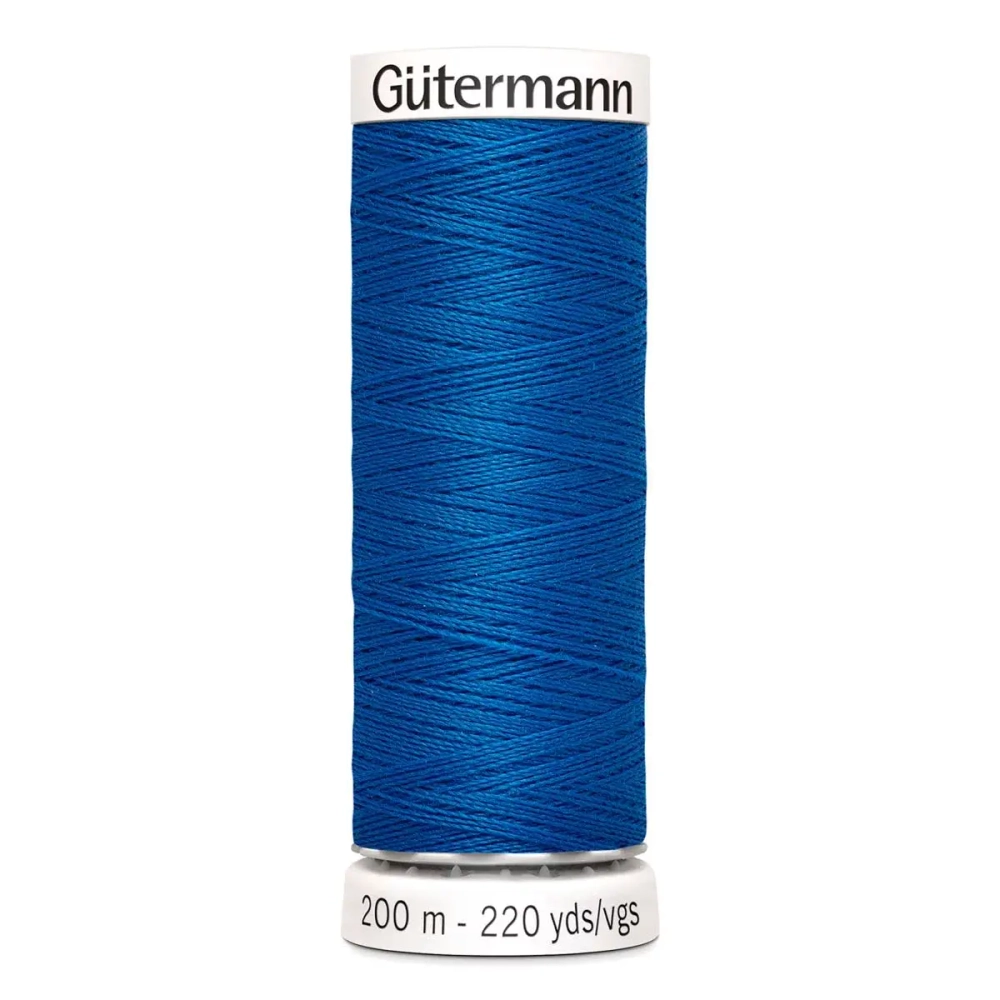 Нить Sew-All 200 м, Gutermann, 322 синяя бирюза