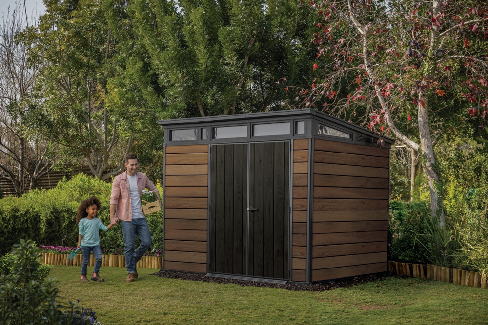 Садовый сарай Keter Signature Pent 9x7 brown