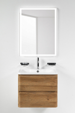 Тумба под раковину BelBagno 70 ALBANO-700-2C-SO-RR подвесная Rovere Rustico
