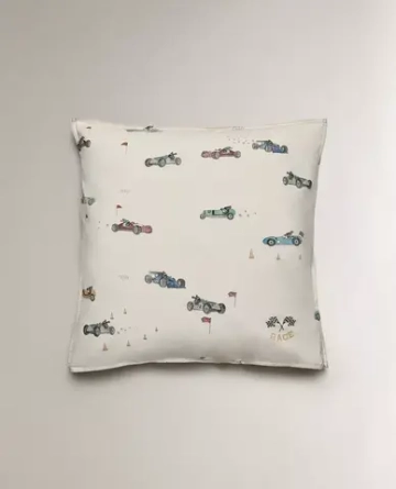 ZARA HOME ДЕТСКАЯ НАВОЛОЧКА С ПРИНТОМ «СОБАКА», РАЗНОЦВЕТНЫЙ