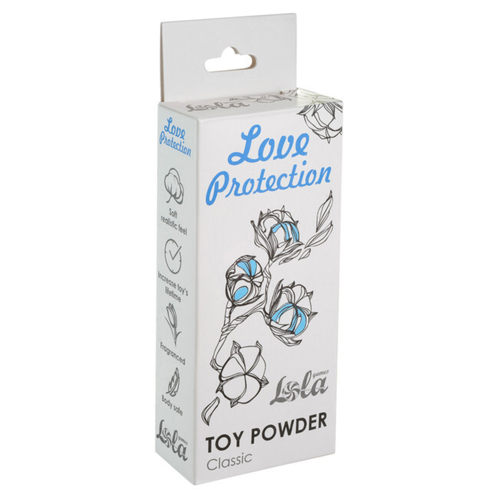 Пудра для игрушек Love Protection Classic 15 гр (Цвет: белый)