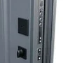 Входная дверь Гермес Неоклассика серая внутри