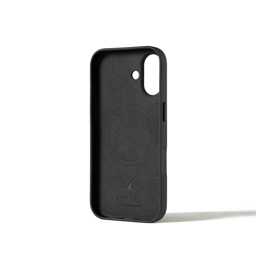 Кожаный чехол Mujjo Leather Case с MagSafe для iPhone 17 Black