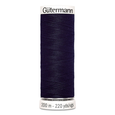 01 Нить Sew-All 100/200 м для всех материалов, 100% полиэстер Gutermann 748277 (665 сине-черный)