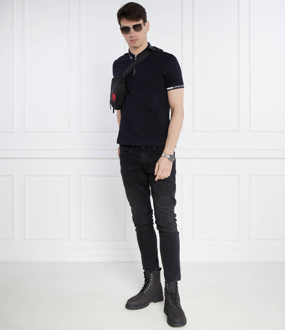 Поло Armani Exchange - темно-синий(3DZFLH ZJM5Z)
