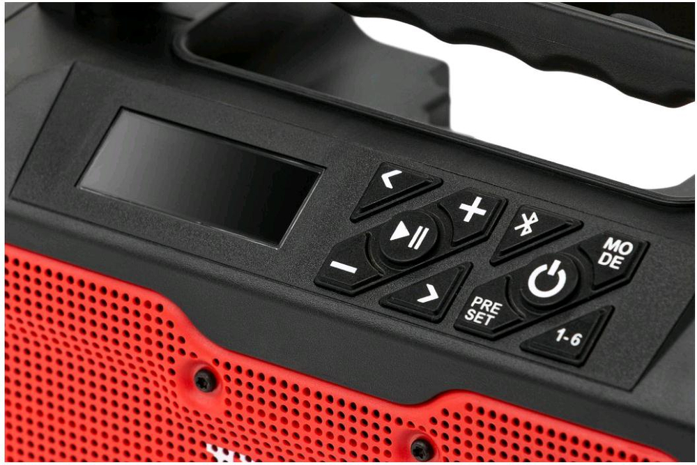 ЕАС bluetooth-радио АККУМ. PJS20H-10A SOLO (20В,85.7-108 МГц, 2х10 Вт, USB 2.0, выход: 5В, 2.1А)
