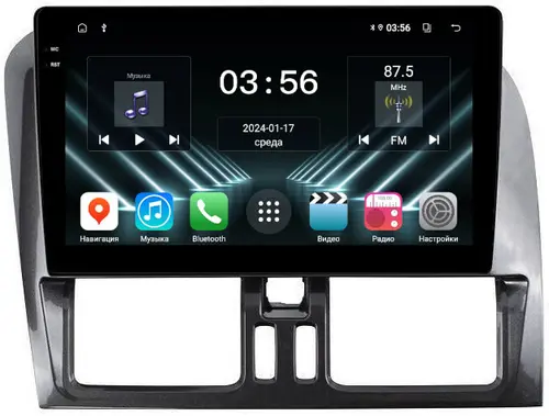 Магнитола для Volvo XC60 2008-2013 - FarCar S280 монитор 9.5" IPS на Android 13, CarPlay