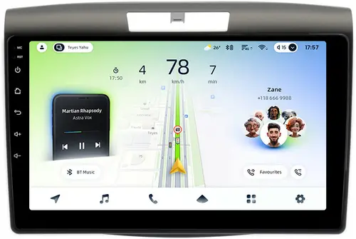 Магнитола для Honda CR-V 4 2012-2016 (маленькая рамка) - Teyes CC4L монитор 9" IPS, Android 14, Быстрая, Snapdragon 662, CarPlay, 4G SIM-слот