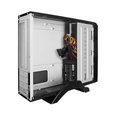 Exegate EX268690RUS Корпус MiniITX Exegate MI-207 Black, miniITX/mATX, , 2*USB, Audio