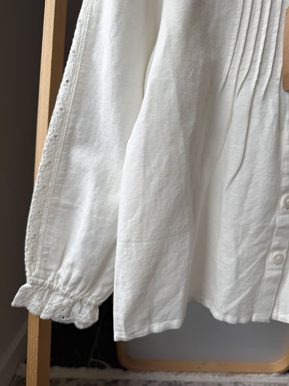 Новая блузка из хлопка и льна Little Cotton Clothes, 122