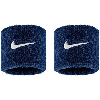 Напульсник теннисный Nike Swoosh 2P - college navy/white
