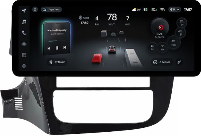 Магнитола для Mitsubishi Outlander 3 2019-2022 (левый руль, овальный климат, Китай) - Teyes CC4PRO монитор 12.3" 2K QLED + рамка 9, Android 13, Быстрейшая, Snapdragon 778G, ИИ, CarPlay, DSP, 4G SIM-слот