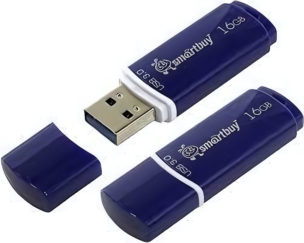 Флеш-накопитель 16 Gb Smartbuy Crown Blue 3.0