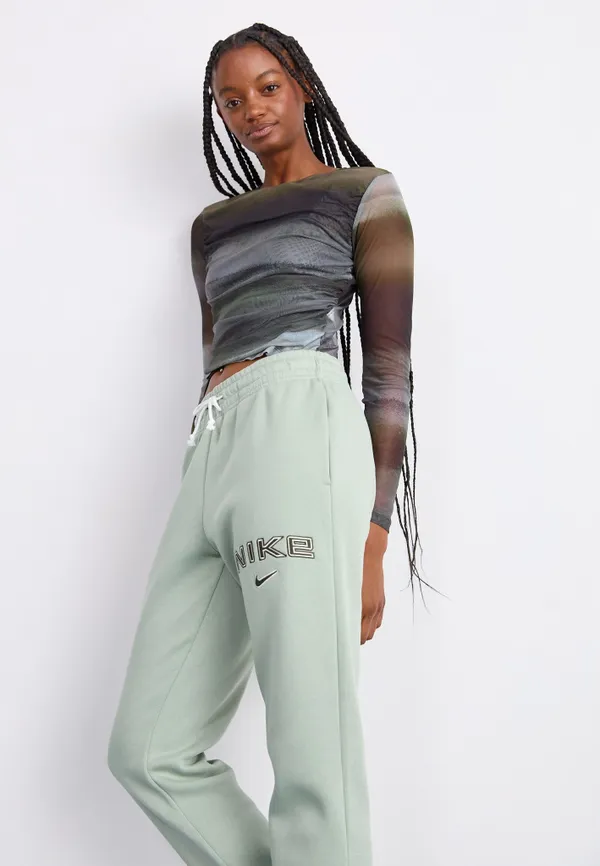 Брюки спортивные женские NIKE W NSW PHNX FLC MR STD LOGO PNT