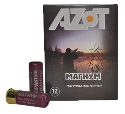 Патрон 12/76 Азот №7 б/к Магнум 42г