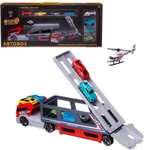 Игровой набор Автовоз-трейлер + 8 машинок, C-00501
