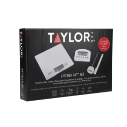 Kitchen Craft Весы + термометр + таймер в комплекте Tylor серебро EAN 5057982073619