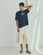 Мужская футболка relaxed fit с принтом, арт. 2585/071 - BERSHKA