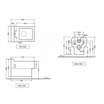 Унитаз подвесной FNS-WHT-40951UF