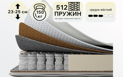 Матрас Koyka LATTE  h≈23 см
