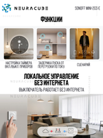 Двухканальный выключатель Matter с поддержкой Wi-Fi SONOFF MINI-2GS-E