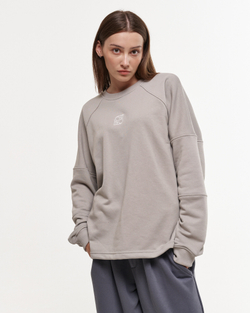 Raglan Sweatshirt LOGO Drizzle