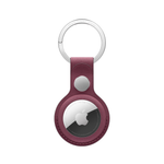 Тканевый брелок с заводным кольцом Apple FineWoven Key Ring для AirTag, Mulberry (Красная шелковица)