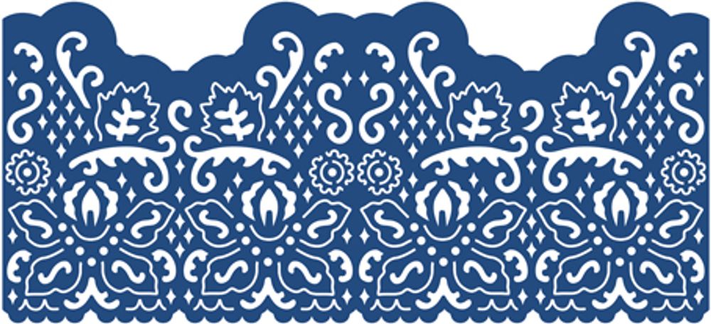 Нож фигурный для вырубки Флорентийские причудливые края, набор 1, Tattered Lace Нож фигурный для вырубки Флорентийские причудливые края, набор 1, Tattered Lace