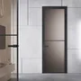 Межкомнатная алюминиевая дверь Loft 2 стекло матовое бронзовое