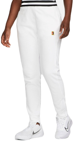 Женские теннисные брюки Nike Dri-Fit Heritage Core Fleece Pant - белый