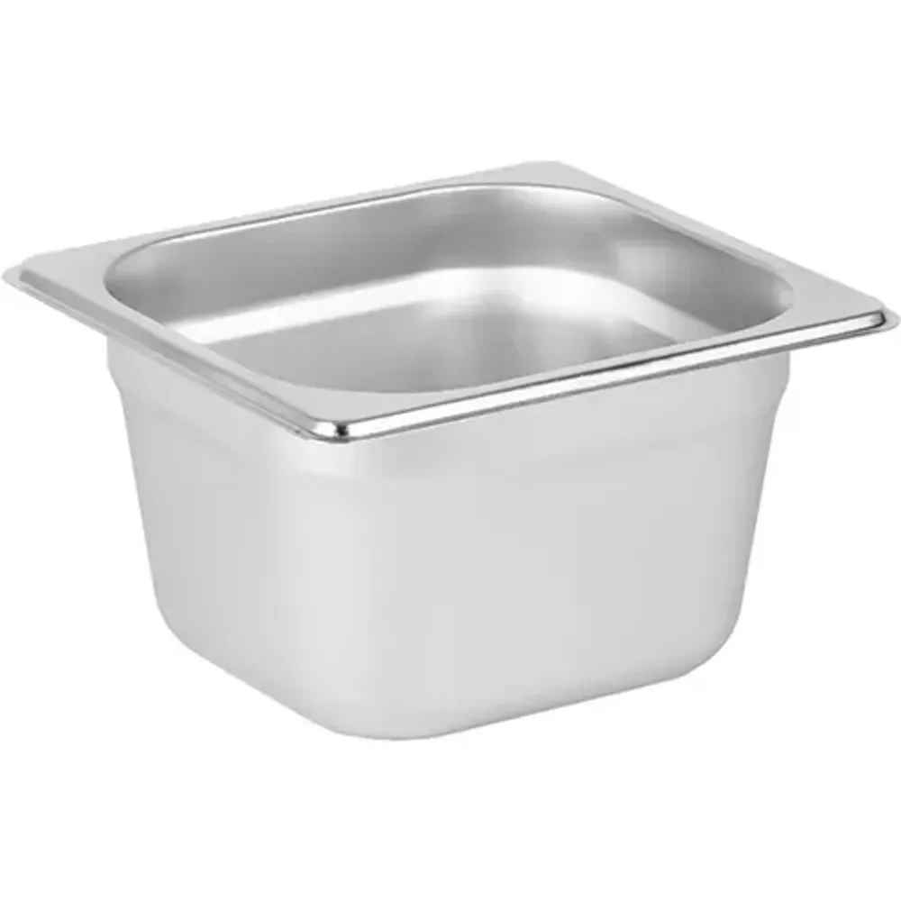 Гастроемкость 1/6 h100 мм нерж. 176*162*100 мм 1,6 л P.L. Proff Cuisine