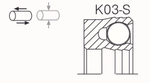 Уплотнение поршня K03-S аналог аксиос Aksios