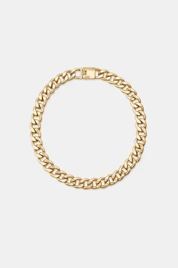 ZARA ОЖЕРЕЛЬЕ ИЗ МЕТАЛЛИЧЕСКИХ ЗВЕНЬЕВ, ЗОЛОТИСТЫЙ