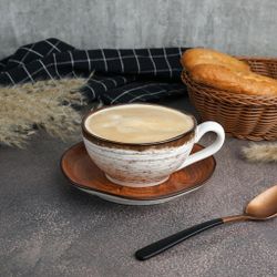 Чайная пара 230 мл d 10 см h5,2 см Wood Fusion P.L. Proff Cuisine [6]