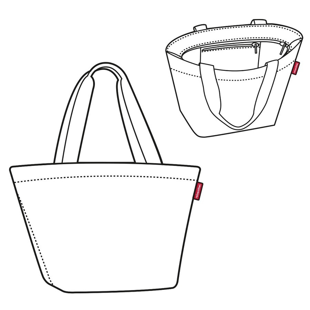 Сумка shopper m happy flowers