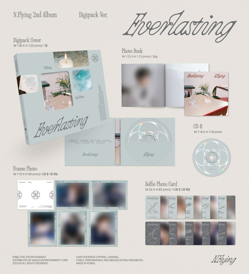 Альбом N.FLYING - EVERLASTING 2nd Album DIGIPACK Version