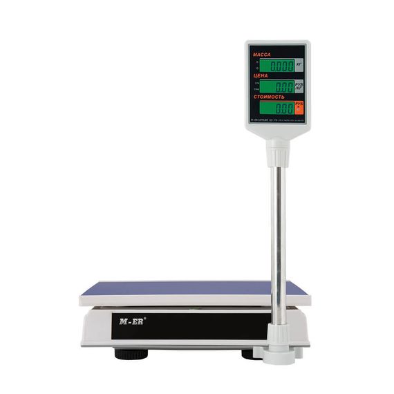 Торговые настольные весы M-ER 326 ACP "Slim" LCD Белые