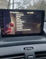 Магнитола для BMW X3 E83 2003-2010 - FarCar S500-TS10 монитор 9.5" QLED на Android 14, Быстрая, CarPlay, 4G SIM-слот